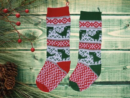 Dinosaur Christmas Stocking