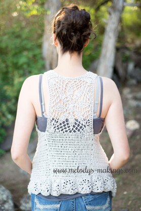 Sun Struck Boho Vest ~ Crochet Version