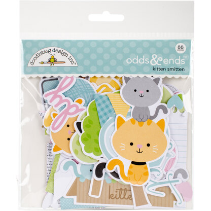 Doodlebug Odds & Ends Die-Cuts 88/Pkg - Kitten Smitten