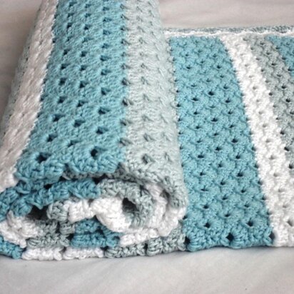 Blue dreams baby blanket