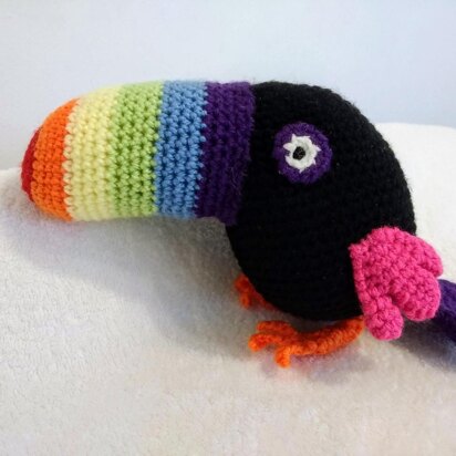 Larry, the Rainbow Toucan