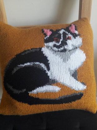 Cat cushion cover