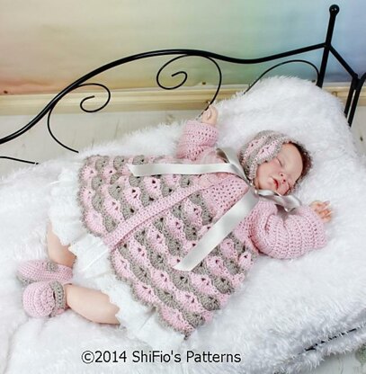 278 Baby Matinee Jacket Crochet Pattern #278