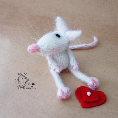 Keychain small rat