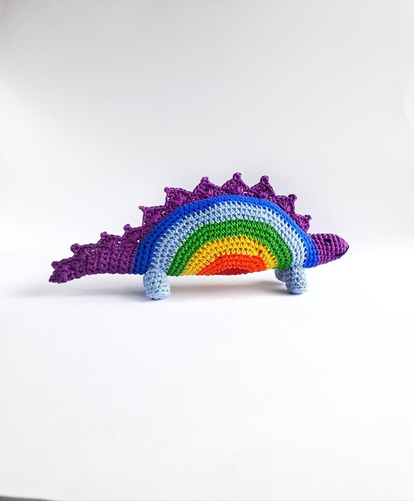 Rainbow store dinosaur toy