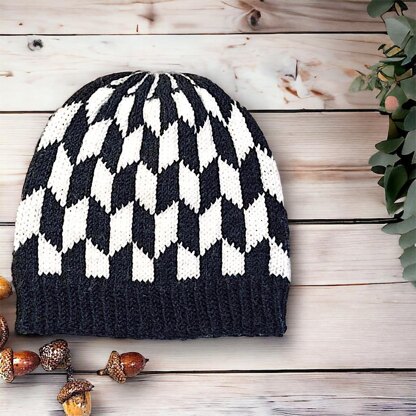 Parallelograms Knit Hat