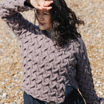 Gentoo Sweater in Rowan Pebble Island (DE) - Downloadable PDF