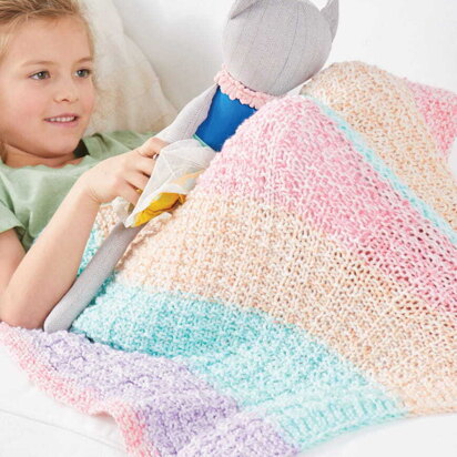 Sugarplum Blanket in Premier Yarns SweetRoll Frostie - Downloadable PDF