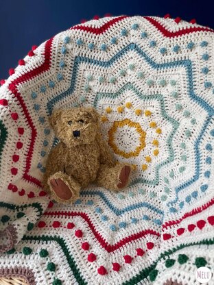 Candy Dot Star Blanket