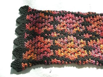 Mosaic Poppy Scarf