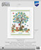 Vervaco In The Woods Cross Stitch Kit - 28cm x 35cm