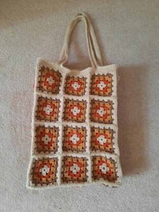 Granny Square Tote