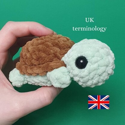 No-Sew Turtle. UK terminology.