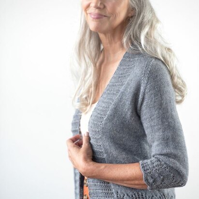 Kalona Cardigan in Berroco Ultra Wool Fine - 403-1 - Downloadable PDF