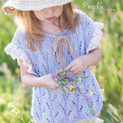 "Wisteria" lace top or poncho