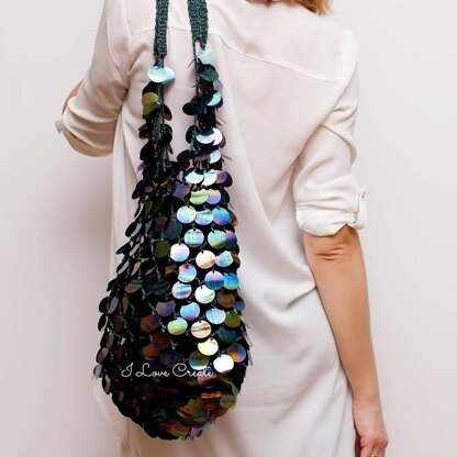 Sequin net bag