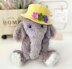 Cute stuffed elephant in a hat