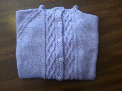 Aunt Kay's Cable Cardigan