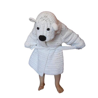 Polar Bear Bathrobe / Dressing Gown