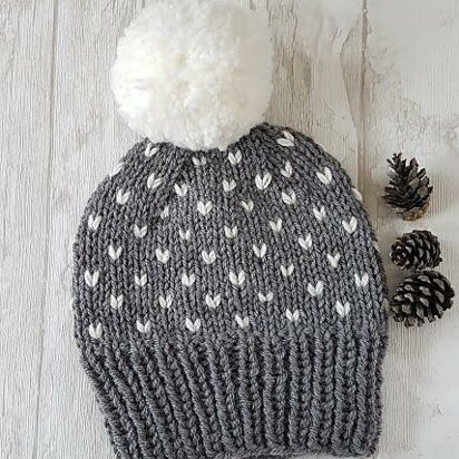 Hat with snowflakes