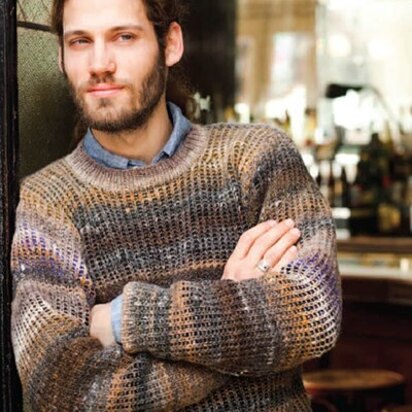 Noro Mans Ribbed Sweater PDF