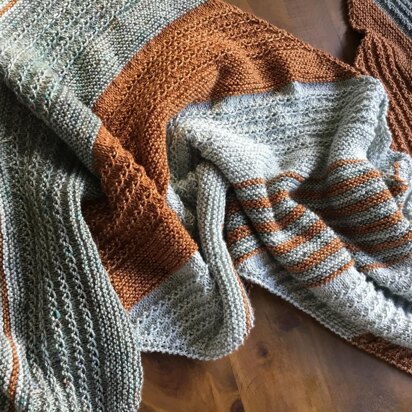 Sea Escape Wrap - knitting pattern