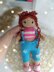 Doll Knitting Pattern - Knitted Doll Anyuta