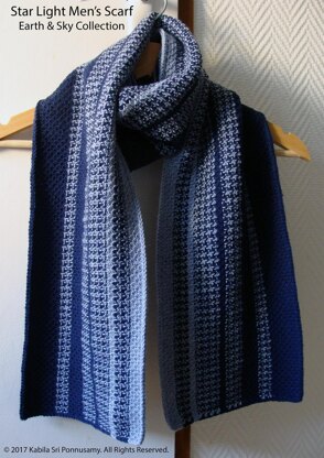 Star Light Men's Scarf