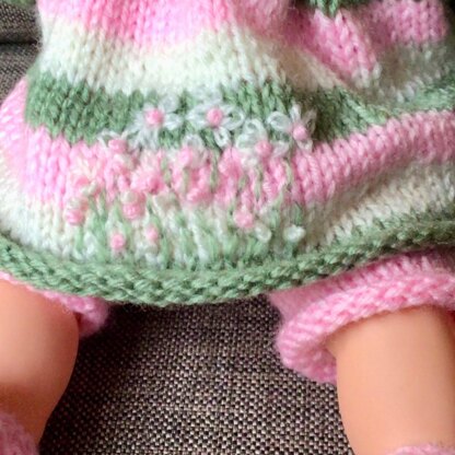 Dolls clothes cute knitted outfit