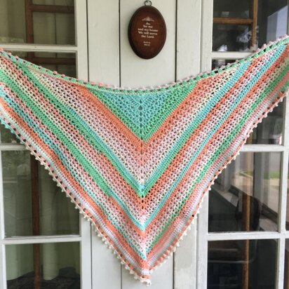 Easy Spring Fling Shawl