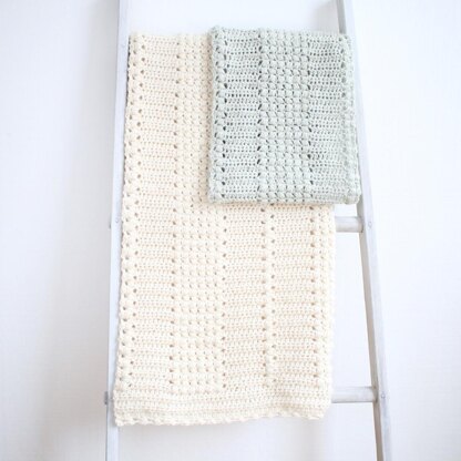 Enchanted Moments Baby Blanket and Scarf Pattern Set