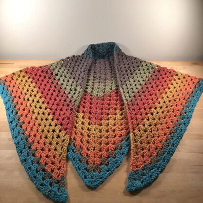 Mandala Granny Shawl Scarf