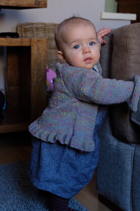 Aria’s stylish cardigan age 12 months
