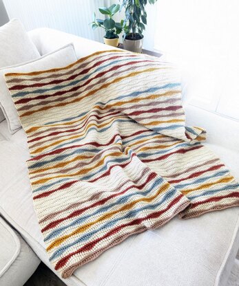 Autumn Waves Blanket