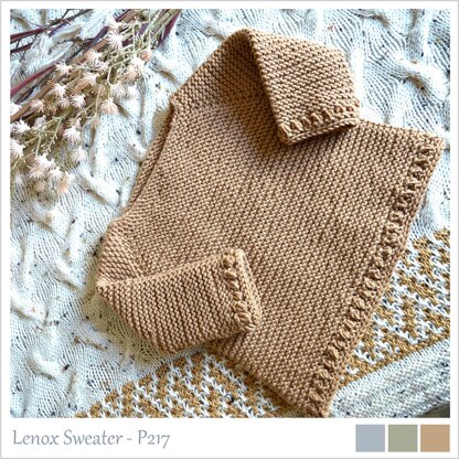 OGE Knitwear Designs P217 Lenox Sweater PDF