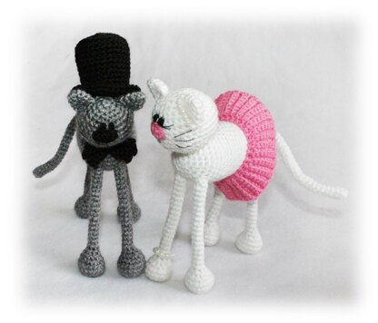 Casper and Katy Cats Crochet Pattern