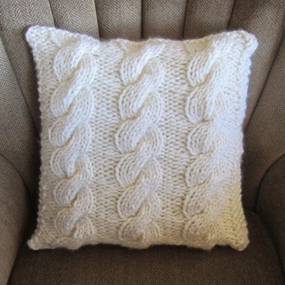 Super Chunky Rope Cable Pillow Cover
