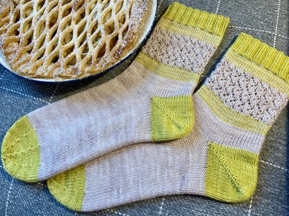 Lattice Topped Socks