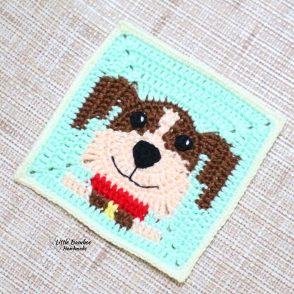 Dog Granny Square