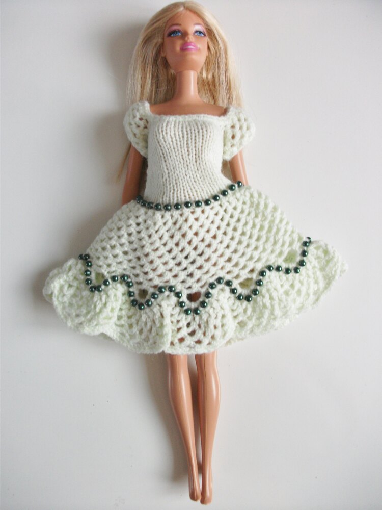 barbie crochet dresses Bride or Bride's Maid Doll Dress Pattern