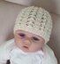 Lainey - Babies lace stitch beanie