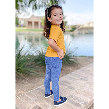 Rebecca Page Children's Skinny Jeans Sewing Pattern - Downloadable PDF