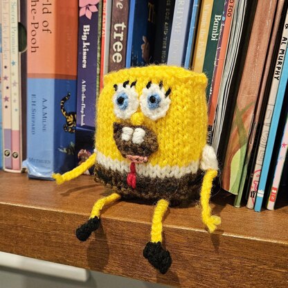 Knitted SpongeBob