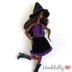 Dolls Halloween Witch Costume