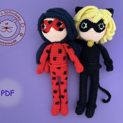 Bug and Cat amigurumi