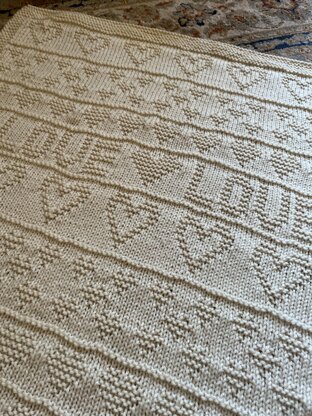 Love Sample Blanket