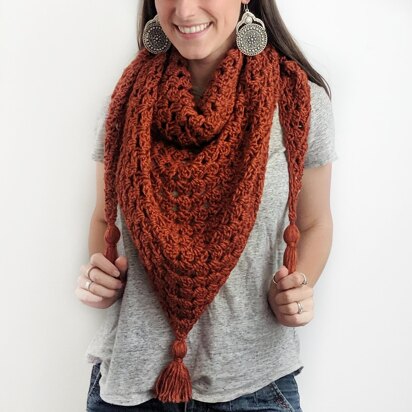 Granny Isosceles Triangle Scarf