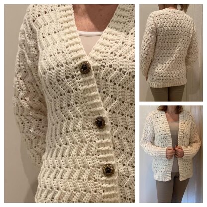 Wonderful Winter White Cardigan