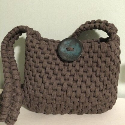 Boho Flat Stitch Shoulder Bag