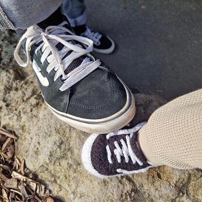 DIY baby shoes sneakers booties „Vans Oldskool“